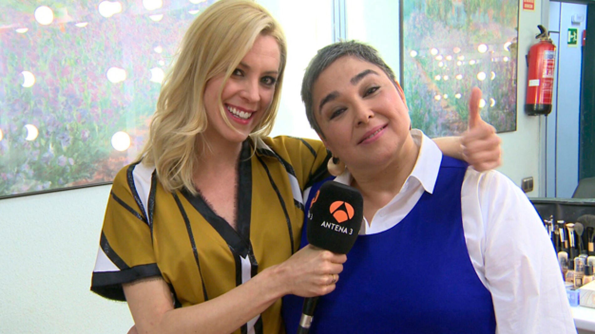 Mar&iacute;a Isabel D&iacute;az y Maggie Civantos