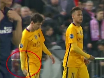 Leo Messi, durante el partido contra el Atlético Leo Messi, durante el partido contra el Atlético