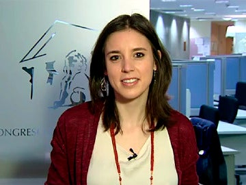 Irene Montero, la portavoz adjunta de Podemos en el Congreso