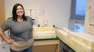 Mikah Duncan, la madre que ha donado 15,5 litros de leche