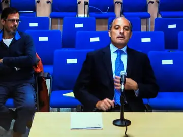 Camps, durante su declaración como testigo en el juicio del caso Nóos Camps, durante su declaración como testigo en el juicio del caso Nóos