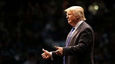Trump, al ser preguntado por un periodista sobre sus impuestos: 
