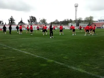El Atlético de Madrid se entrena con toda la plantilla incluido Tiago y Giménez El Atlético de Madrid se entrena con toda la plantilla incluido Tiago y Giménez