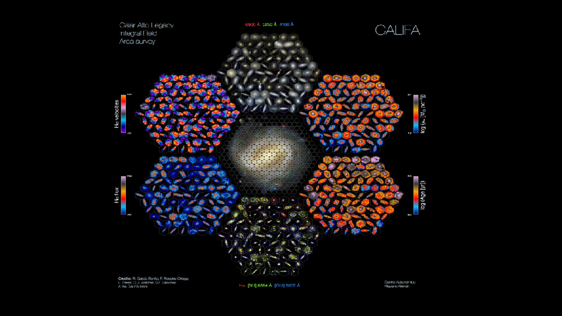 Mapa de las galaxias, Califa Mapa de las galaxias, Califa