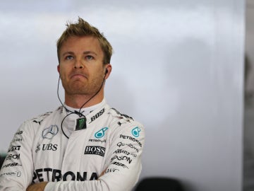 Rosberg, con cara de concetración