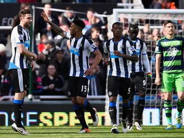 Townsend festeja su gol con el Newcastle United Townsend festeja su gol con el Newcastle United