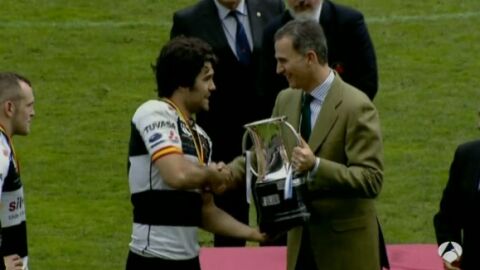 El Rey Felipe VI entrga la Copa del Rey de Rugby a El Salvador
