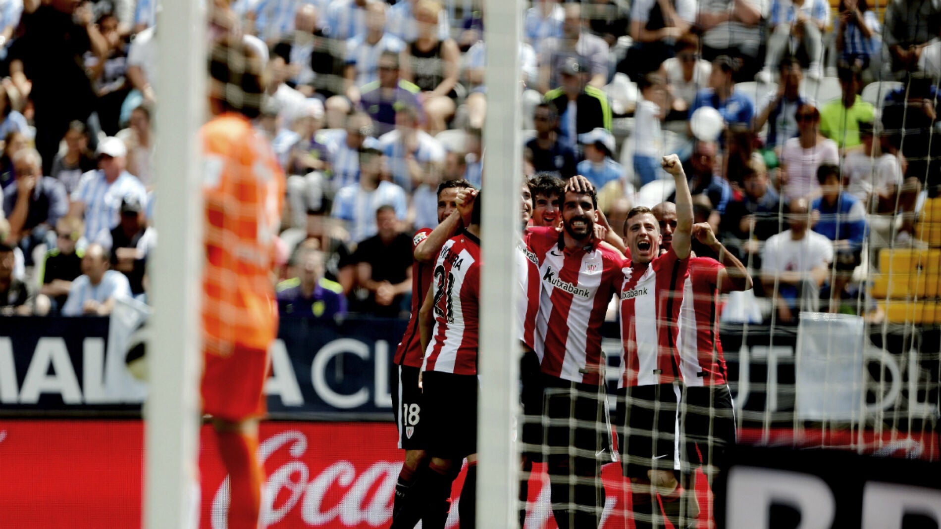 Ra&uacute;l Garc&iacute;a celebra un gol con el Athletic