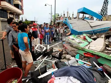 El terremoto de Ecuador en imágenes El terremoto de Ecuador en imágenes