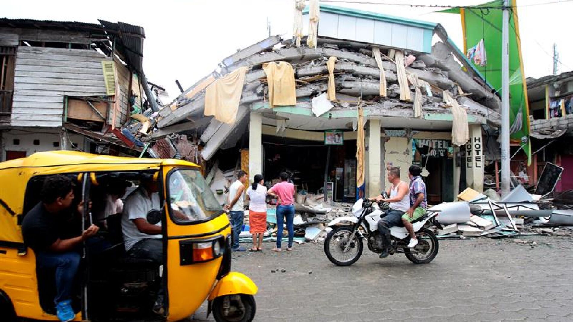 El terremoto de Ecuador en im&aacute;genes