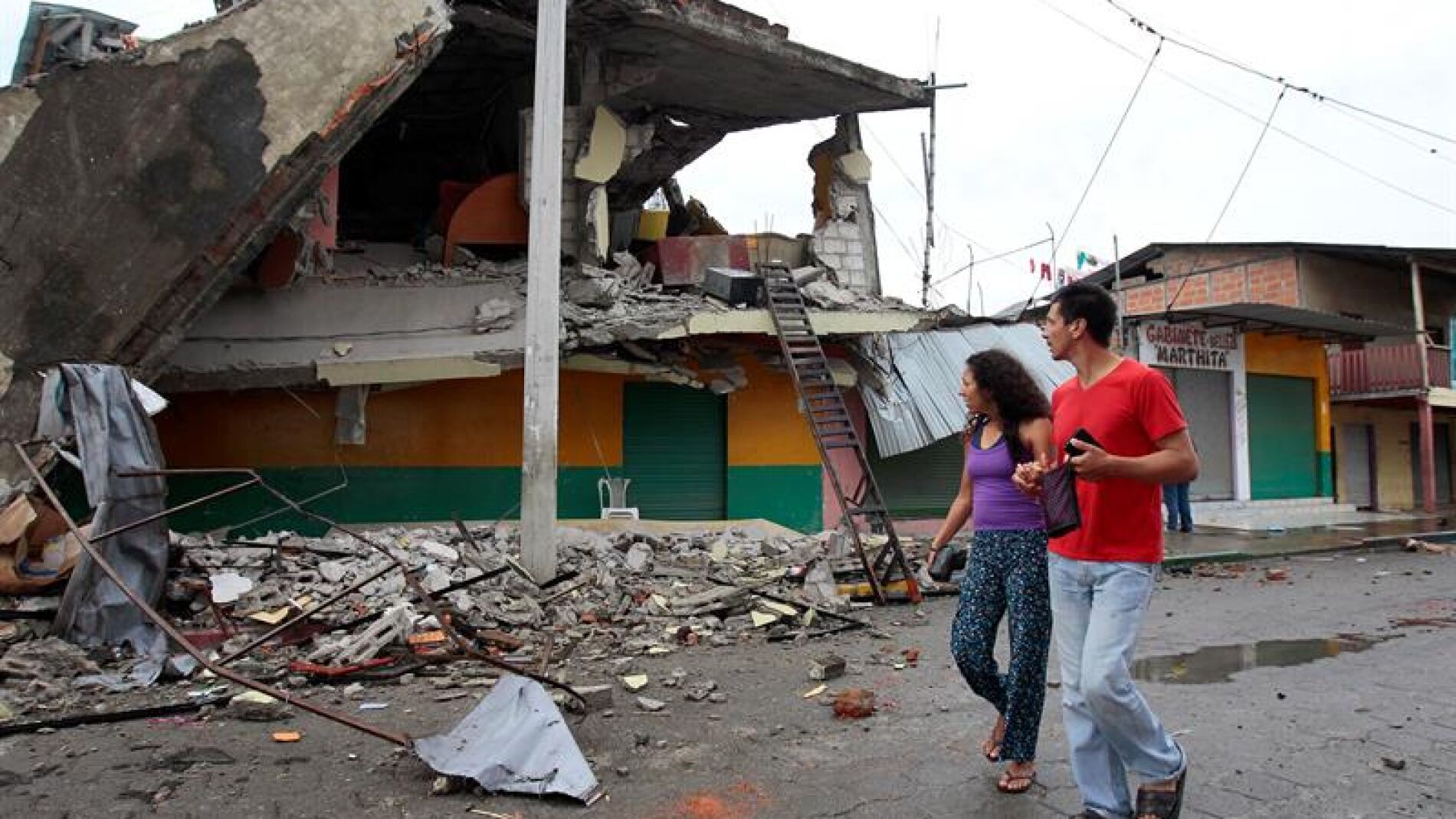 El terremoto de Ecuador en im&aacute;genes