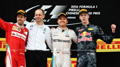 Rosberg consigue la victoria en China con Alonso 12º y Sainz noveno