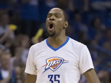 Kevin Durant, en un partido Kevin Durant, en un partido