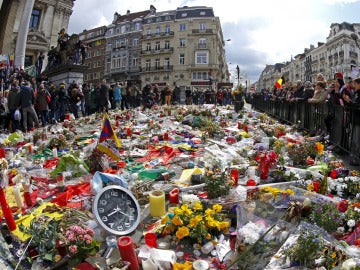 Marcha multitudinaria en Bruselas contra el terror