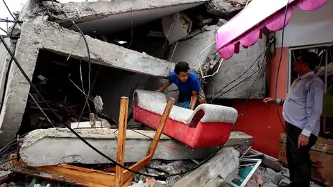 El terremoto de Ecuador en imágenes El terremoto de Ecuador en imágenes