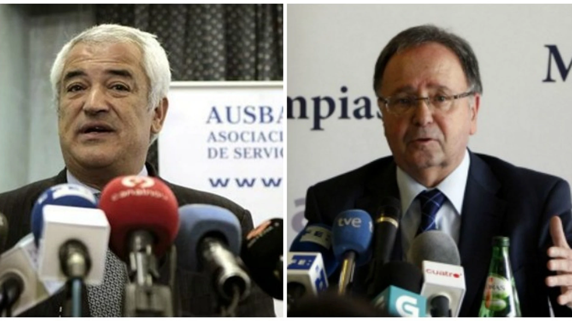 Luis Pineda y Miguel Bernad, responsables de Ausbanc y Manos Limpias Luis Pineda y Miguel Bernad, responsables de Ausbanc y Manos Limpias