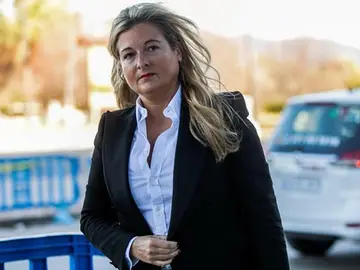 Virginia López Negrete ante los juzgados de Palma Virginia López Negrete ante los juzgados de Palma
