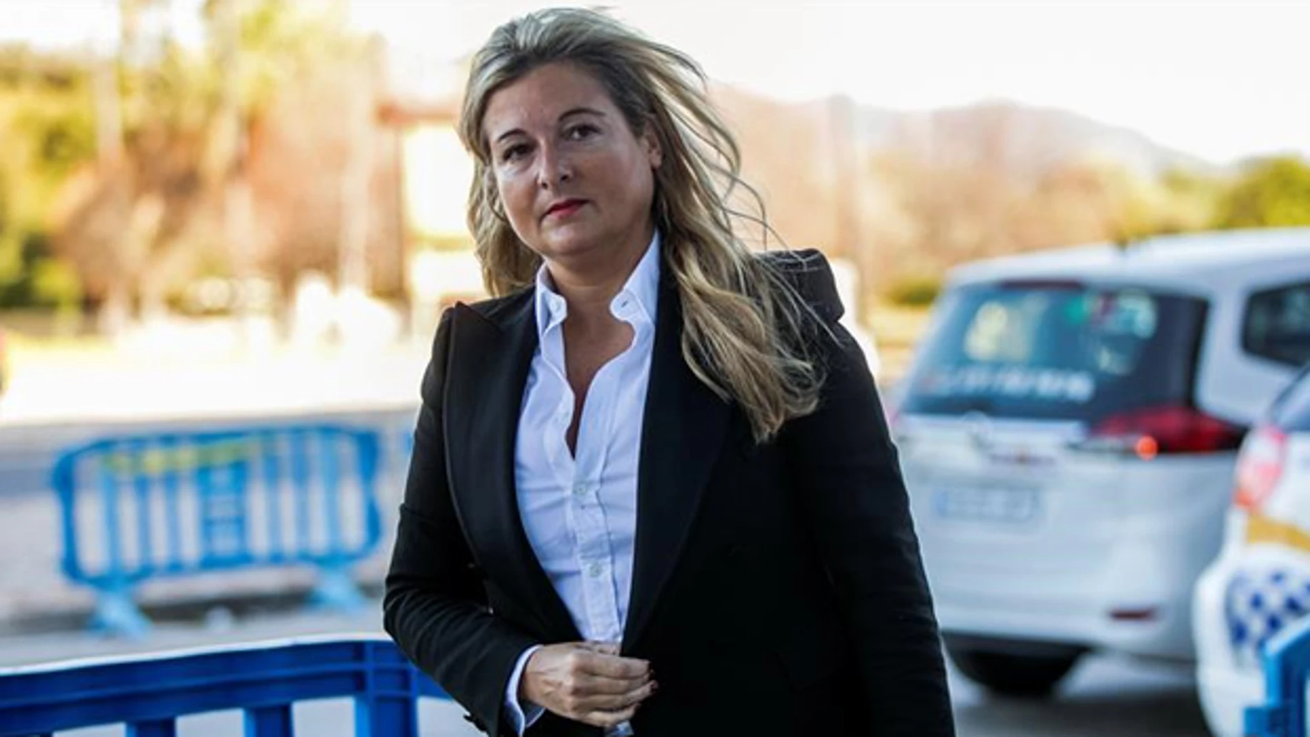 Virginia López Negrete ante los juzgados de Palma Virginia López Negrete ante los juzgados de Palma