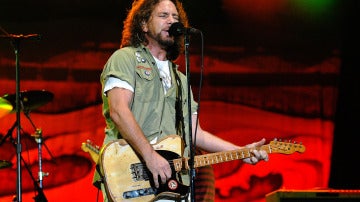 El cantante de Pearl Jam, Eddie Vedder