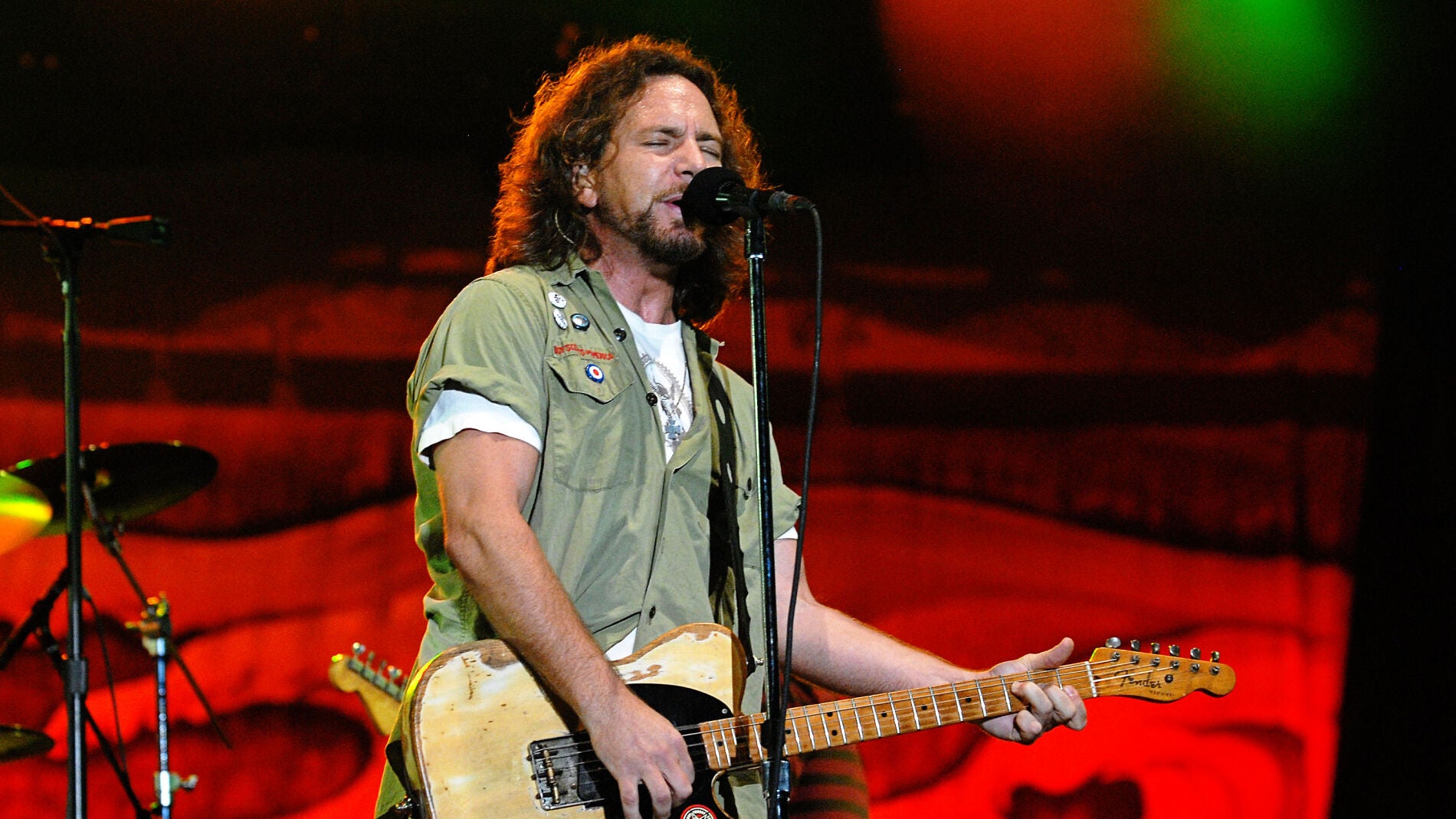 El cantante de Pearl Jam, Eddie Vedder