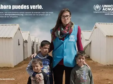 La campaña 'Ahora puedes verlo' permite descubrir la realidad de los refugiados La campaña 'Ahora puedes verlo' permite descubrir la realidad de los refugiados