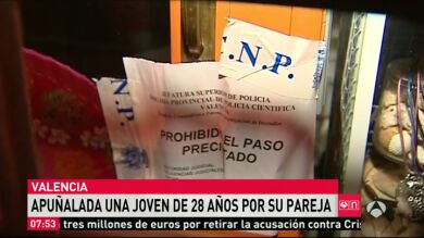 Detienen a un hombre por apuñalar a su expareja en plena calle del centro de Valencia