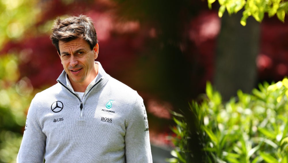 Toto Wolff, durante el Gran Premio de China