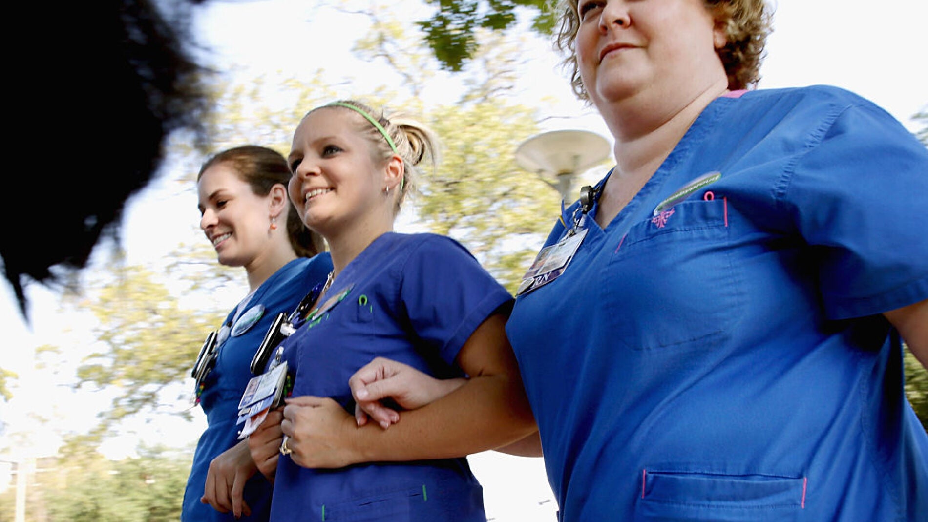 Enfermeras en un hospital