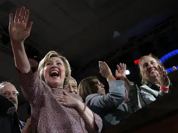 La demócrata Hillary Clinton se hizo con la victoria en Nueva York La demócrata Hillary Clinton se hizo con la victoria en Nueva York