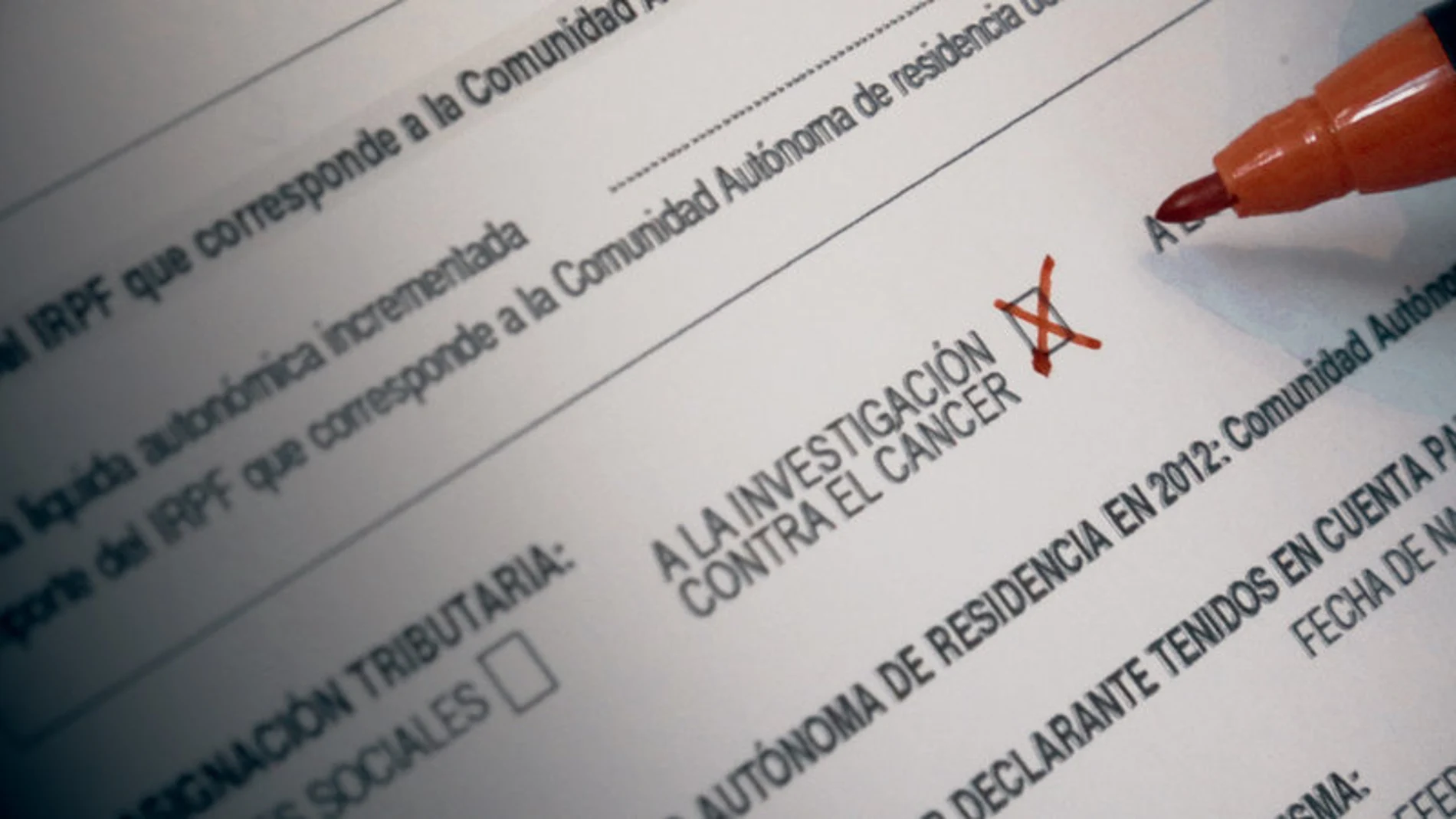 Casilla de investigación contra el cáncer Casilla de investigación contra el cáncer