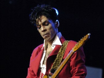 El cantante Prince, durante un concierto