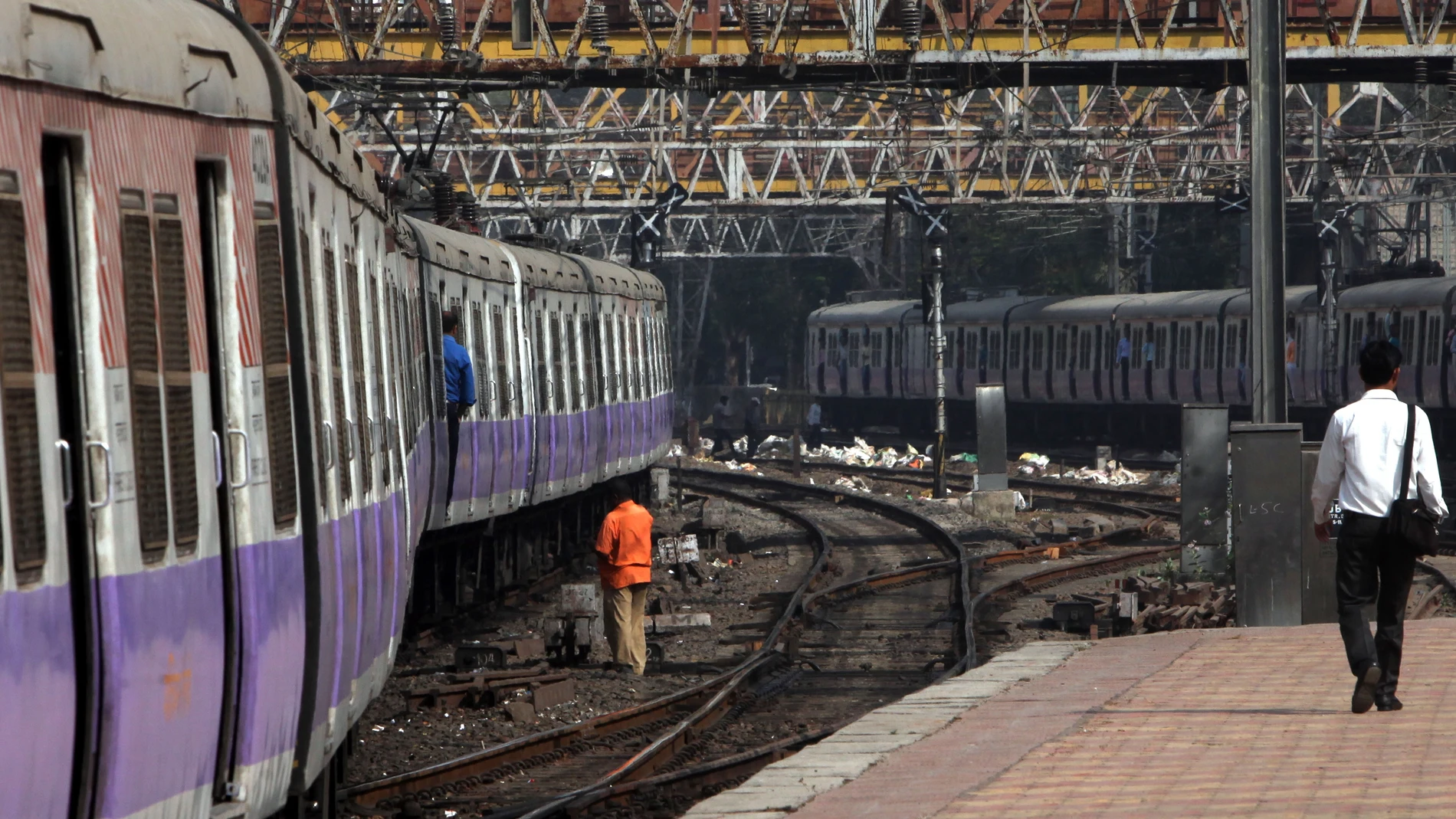 Estación de tren en India Estación de tren en India