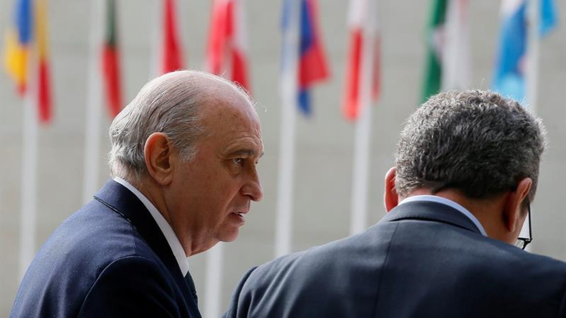 El ministro de Interior en funciones, Fern&aacute;ndez D&iacute;az