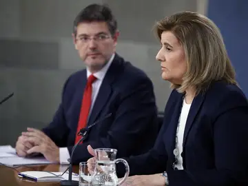 Los ministros de Justicia y Empleo y Seguridad Social, Rafael Catalá y Fátima Báñez Los ministros de Justicia y Empleo y Seguridad Social, Rafael Catalá y Fátima Báñez