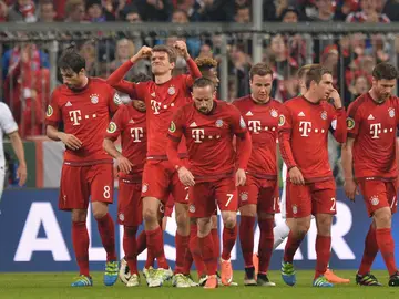 bayern Munich festeja su victoria bayern Munich festeja su victoria
