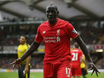 Sakho, en un partido con el Liverpool Sakho, en un partido con el Liverpool