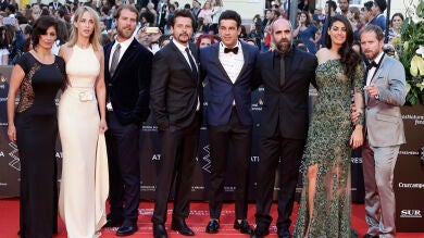 'Toro' conquista la alfombra de inauguración del Festival de Málaga 2016