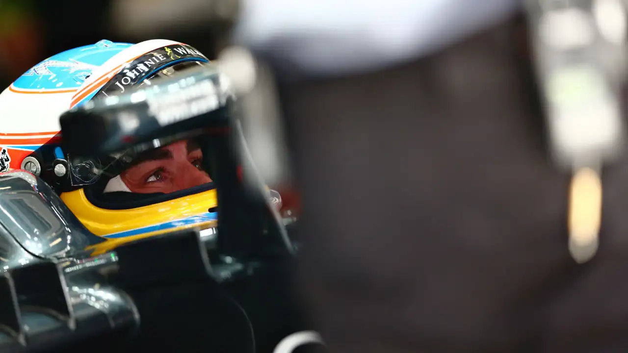 Fernando Alonso, en el MP4-31
