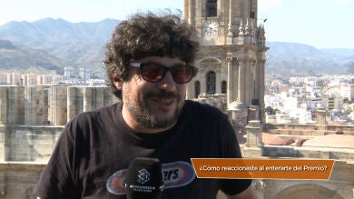 Santi Amodeo recibe el Premio Eloy de la Iglesia en el 19 Festival de Málaga