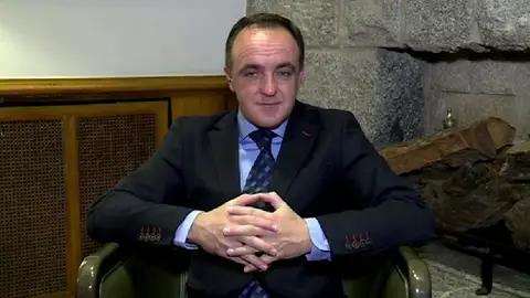 El líder de UPN, Javier Esparza El líder de UPN, Javier Esparza