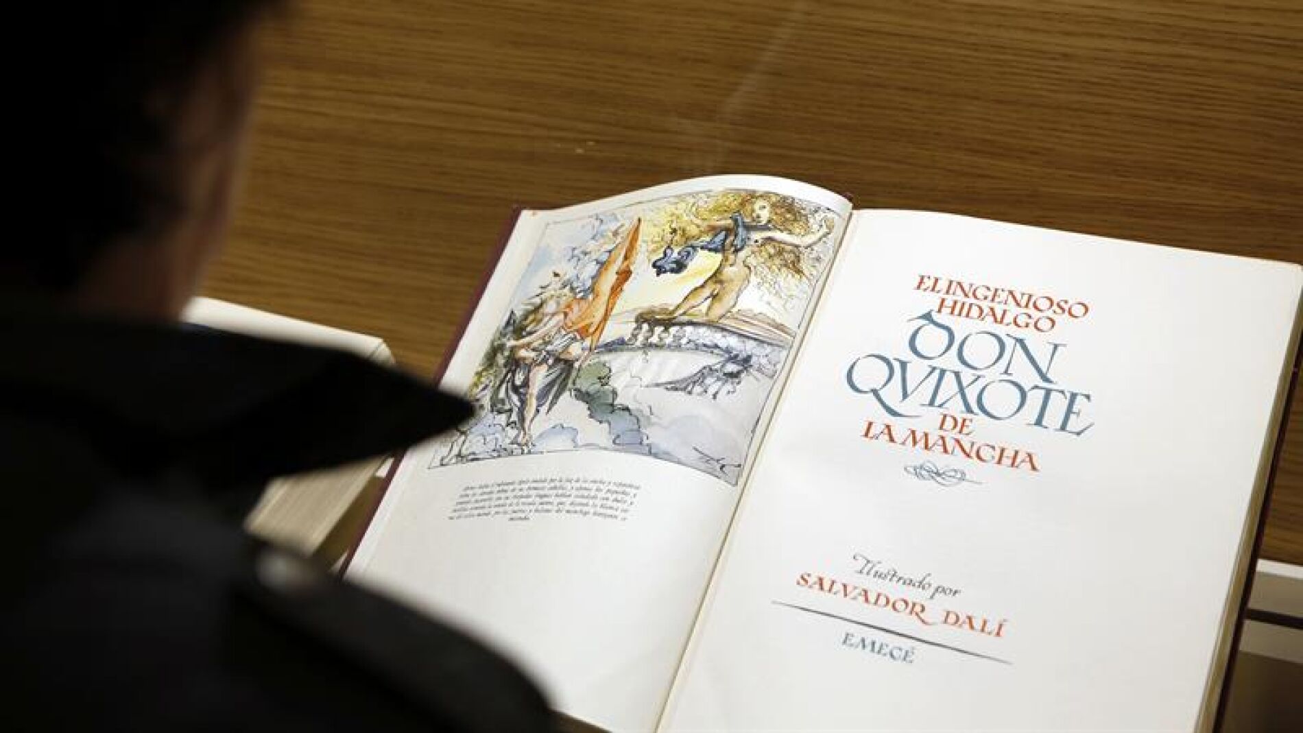 Un ejemplar de 'Don Quijote de La Mancha'