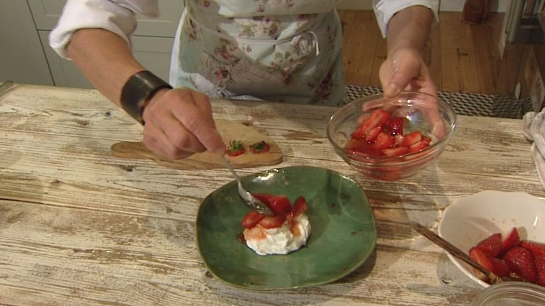 Fresas con queso fresco de B&aacute;rbara Amor&oacute;s