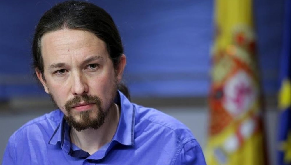 El líder de Podemos, Pablo Iglesias