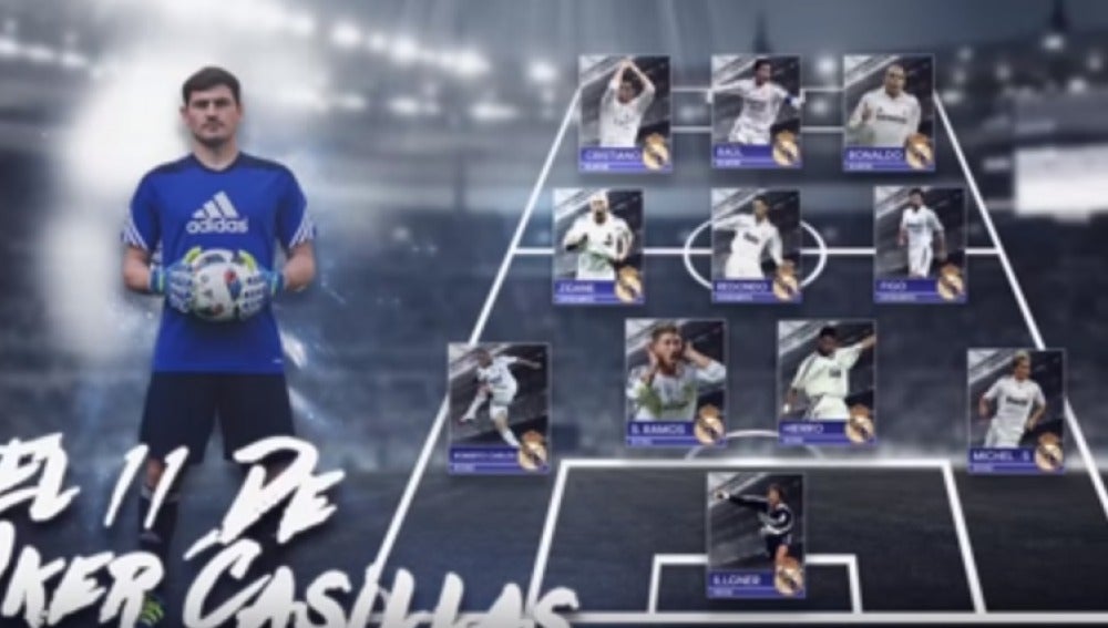 El once ideal del Real Madrid de Casillas