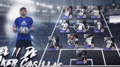 El once ideal del Real Madrid para Iker Casillas