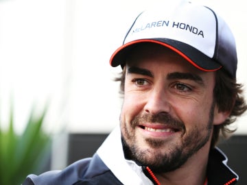 Fernando Alonso, antes del GP de Rusia