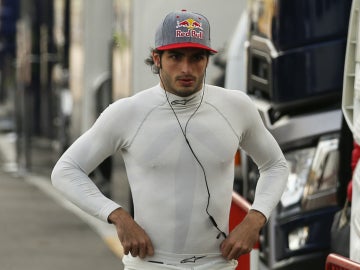 Carlos Sainz, antes de un Gran Premio