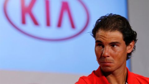 Rafa Nadal en un acto publicitario