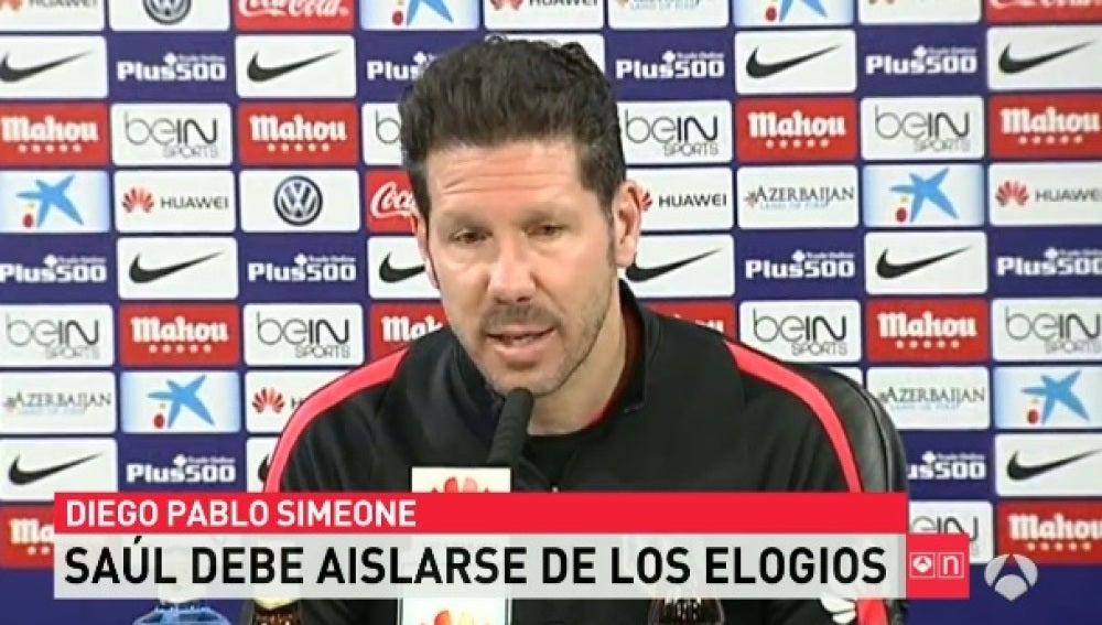 Simeone, en rueda de prensa