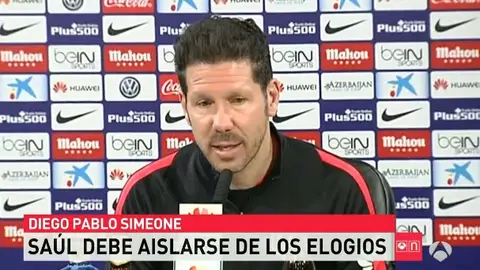 Simeone, en rueda de prensa Simeone, en rueda de prensa